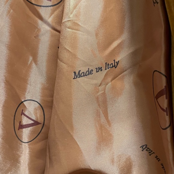 Leather suede v made in Italy 🇮🇹 Jacket Sz XL - Picture 5 of 7